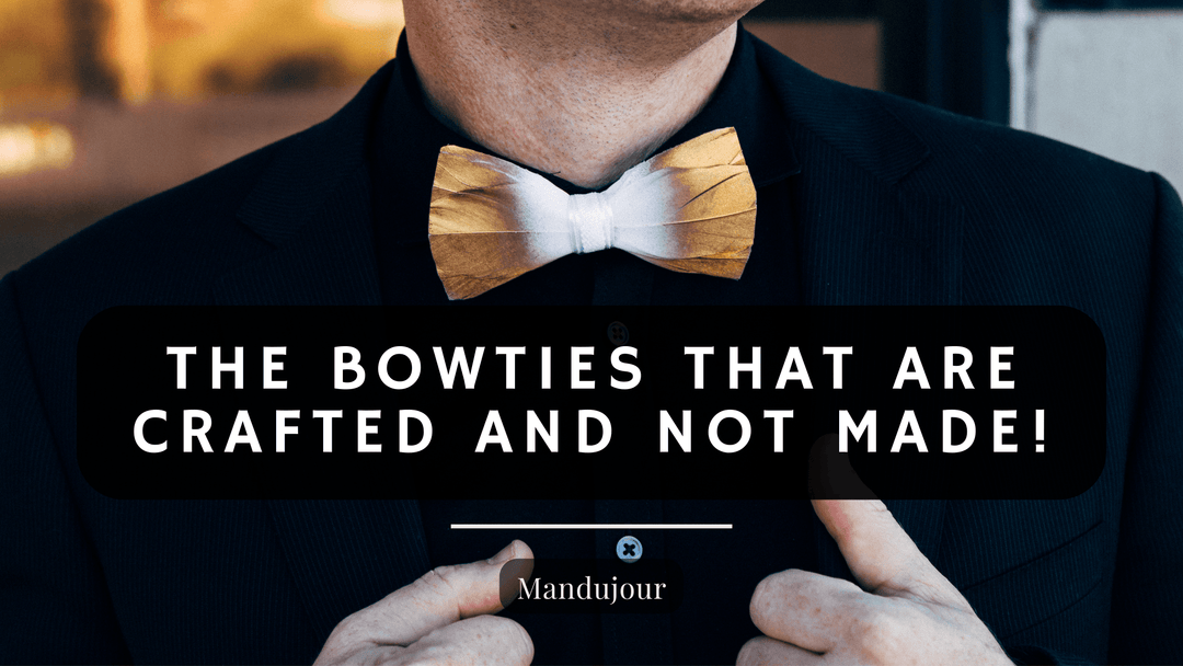 The Bowties That are Crafted and Not Made - Feather Bowties! - Mandujour