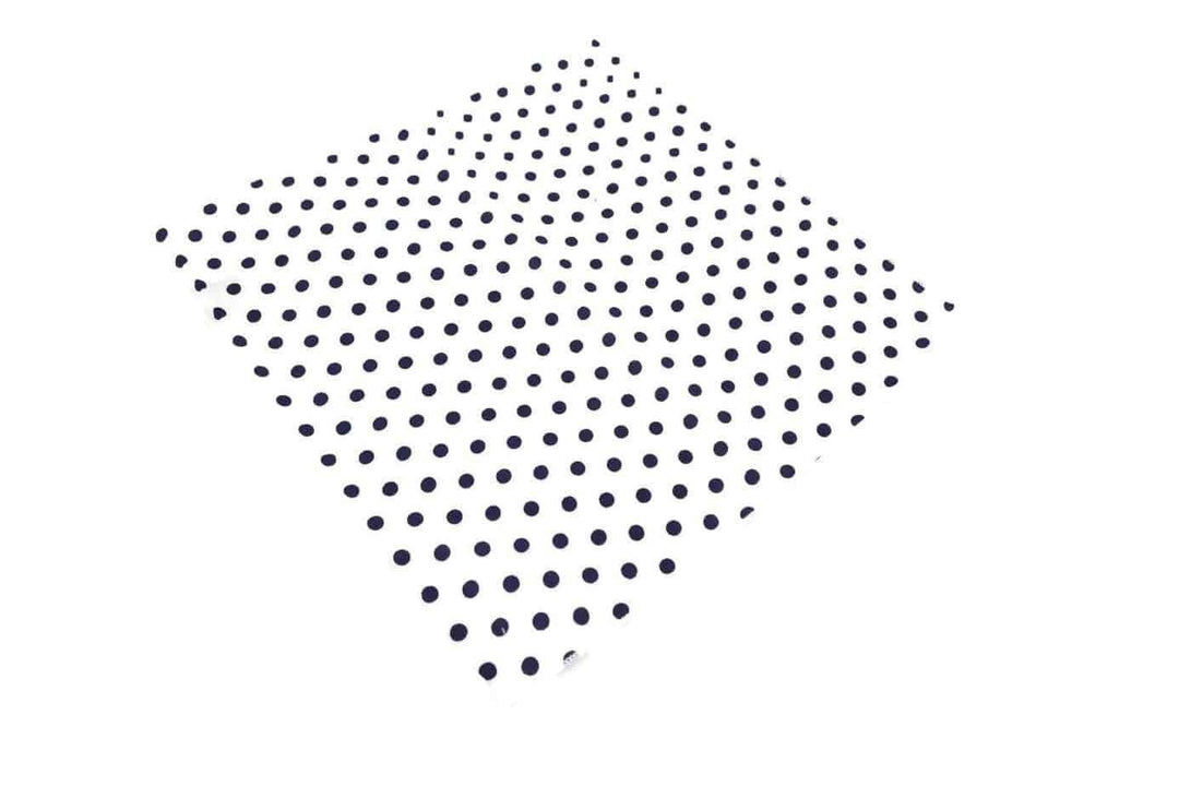 Black and white Polka Dots Pocket squares - Mandujour