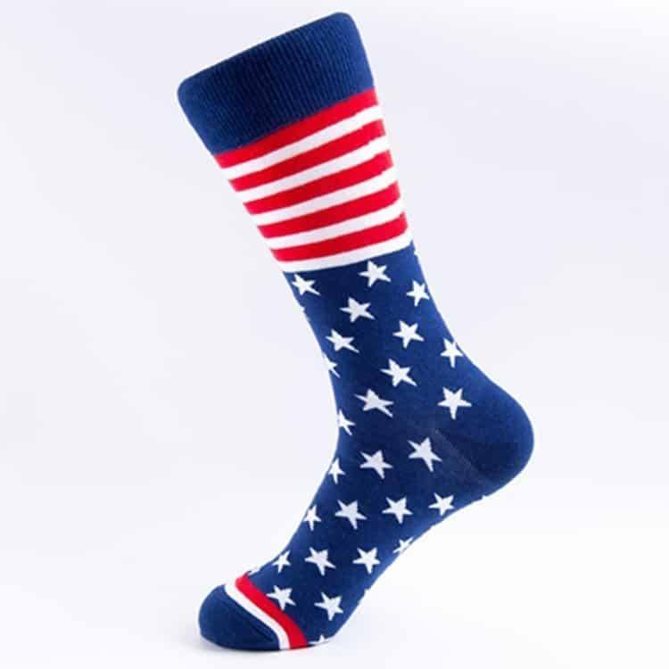 Patriotic American Flag socks - Mandujour