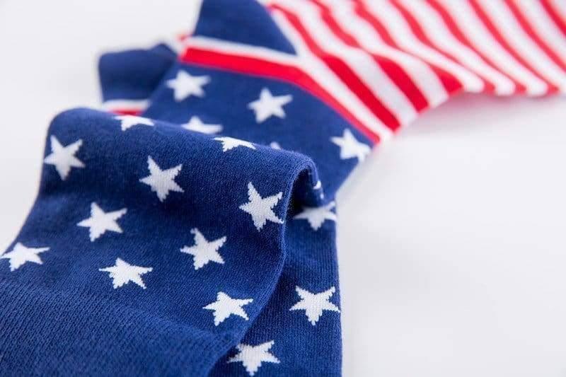Patriotic American Flag socks - Mandujour