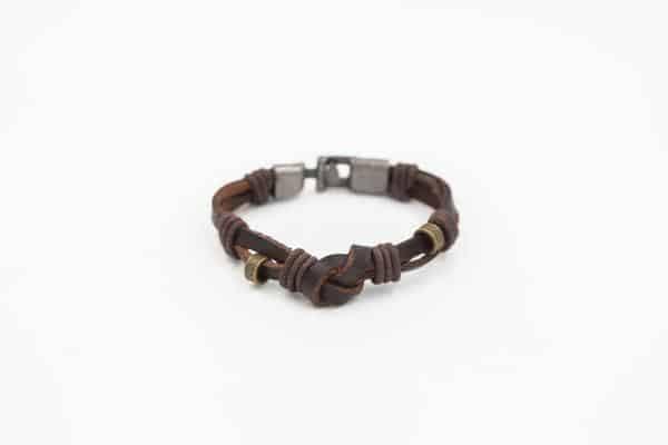 Tom Brown Leather Bracelet - Mandujour