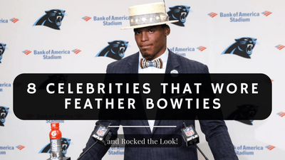 8 Celebrities that Wore Feather Bowties and Rocked the Look!