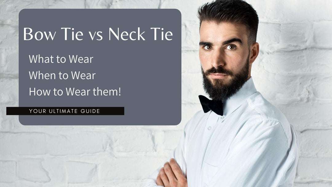 Bow Tie vs Tie - What To Wear When and How! - Mandujour