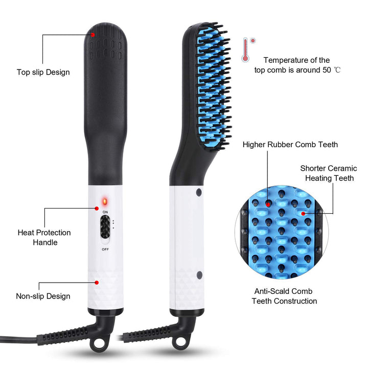 Mandujour Multifunctional Hair Straightener | Hair Comb Brush