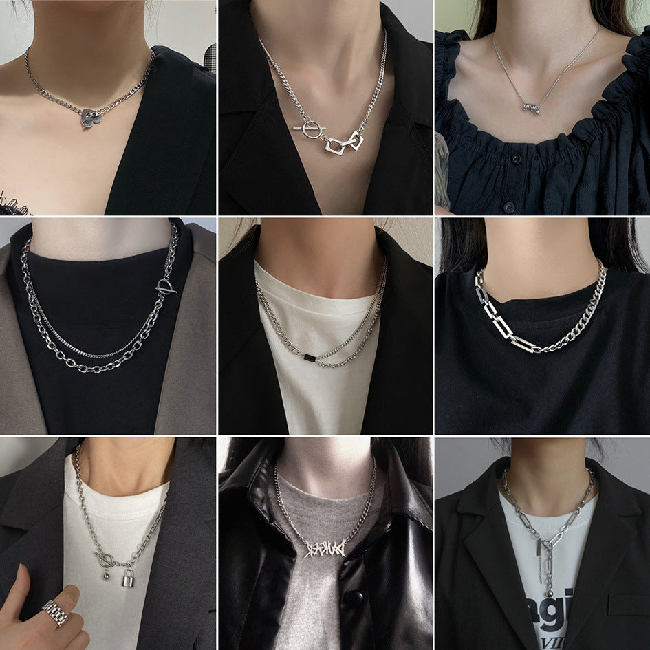 Simple Accessories  Clavicle Chain Man