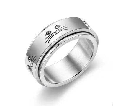 Mandujour Titanium Steel Rings