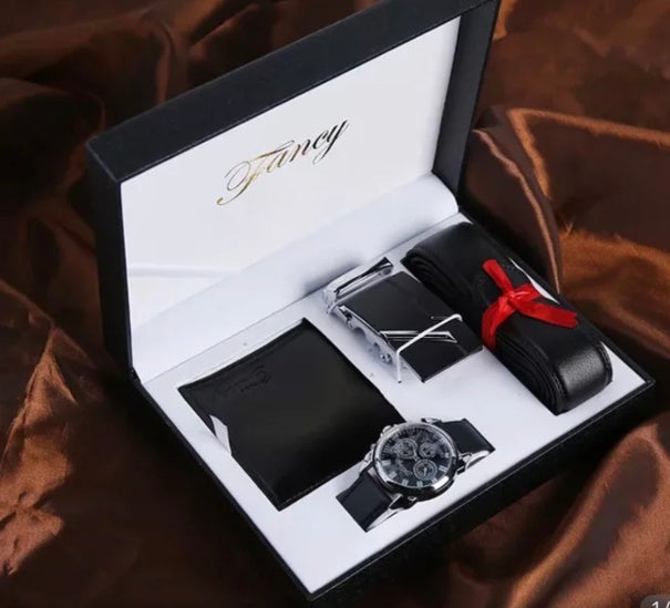 Mandujour Watch wallet belt set