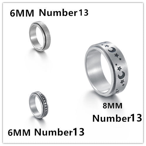 Mandujour Titanium Steel Rings