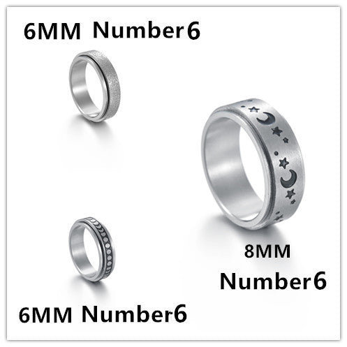 Mandujour Titanium Steel Rings