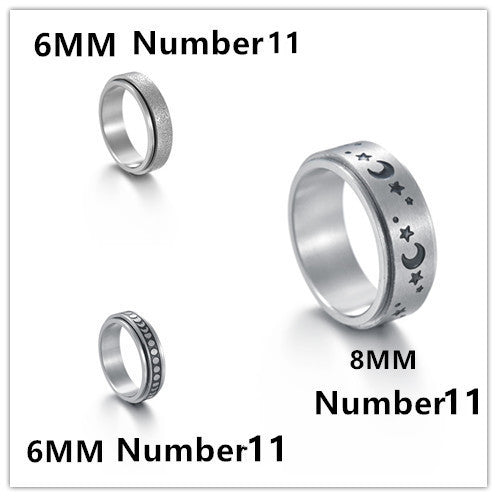 Mandujour Titanium Steel Rings