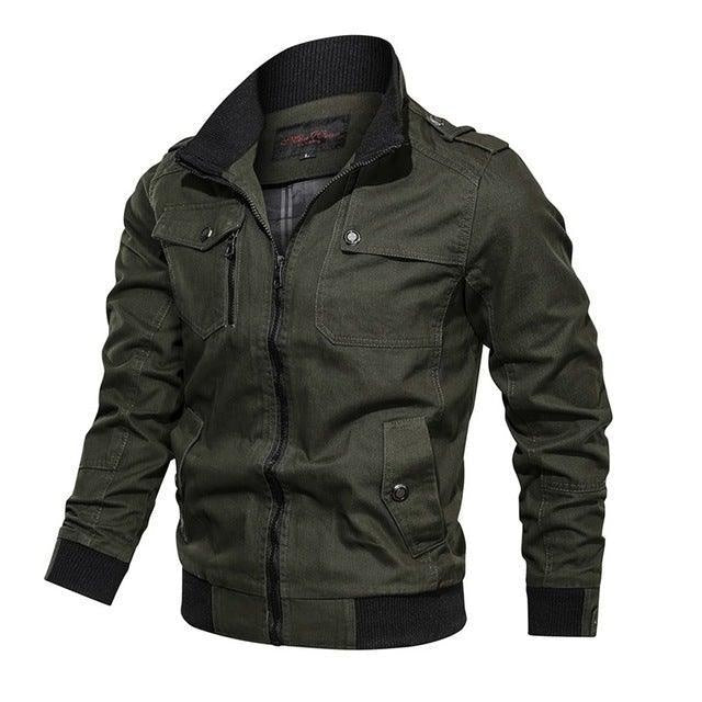 Military Jacket Men Spring Autumn Cotton Windbreaker Pilot Coat Army Men's Bomber Jackets Cargo Flight Jacket Male Clothes