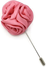 Solid Color Flower Lapel Pin