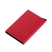 Anti Rfid Blocking Automatic Credit Card Holder Aluminum Metal Case To Protect Credit Cards Rfid Card Protection Bank Cardholder - Mandujour