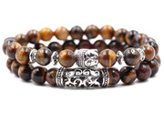 Buddha Bracelet good luck and healing gift * Natural Gemstone reiki bracelets * - Mandujour
