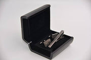 Caesar Titanium Cuff-Links and Tie Clip Set - Mandujour