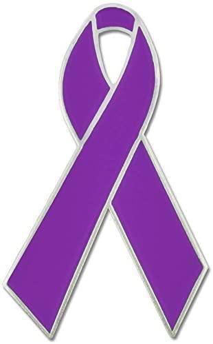 Color Ribbon Awareness Enamel  Lapel Pin - Mandujour