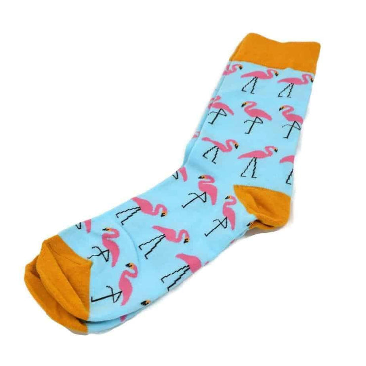 Flamingo Tango Cotton Socks - Mandujour
