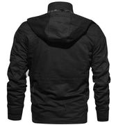 Gothic Plus Size Men's Jacket Long Sleeve Stand Collar Slim Shirt Casual Gothic Black Goth Men Jacket - Mandujour