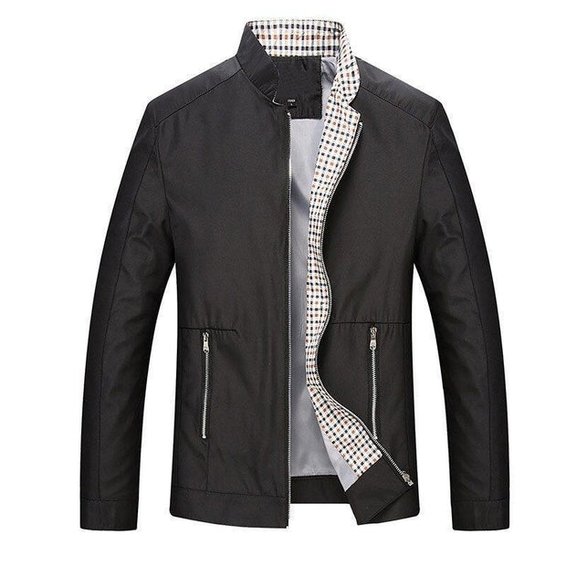 Leisure business men jacket zipper coat - Mandujour