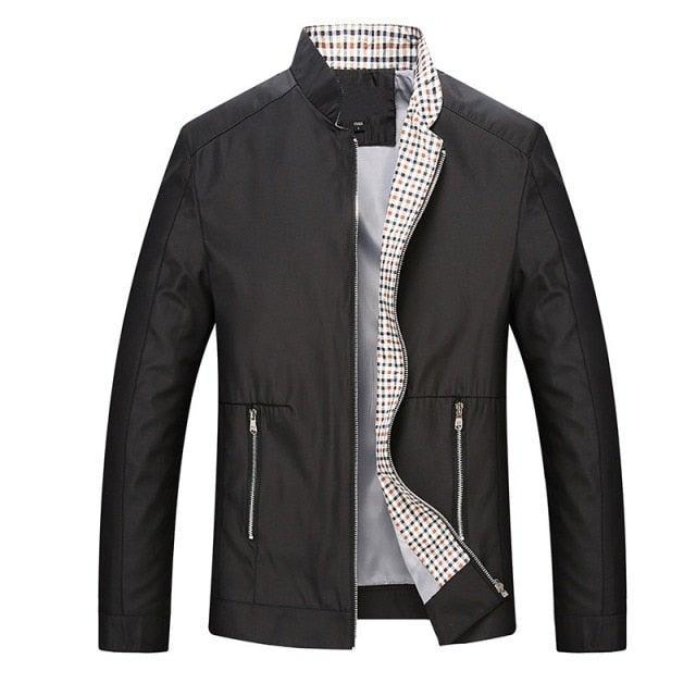 Leisure business men jacket zipper coat - Mandujour