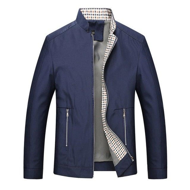 Leisure business men jacket zipper coat - Mandujour