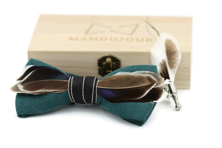 Mallard Duck Feather Bow Tie image 7