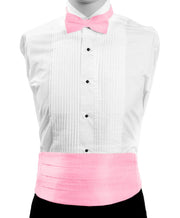 Men's Poly Satin Bow Tie and Cummerbund Sets - Mandujour