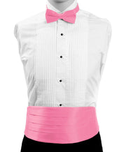Men's Poly Satin Bow Tie and Cummerbund Sets - Mandujour