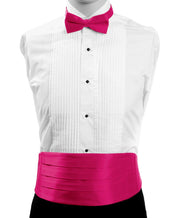 Men's Poly Satin Bow Tie and Cummerbund Sets - Mandujour