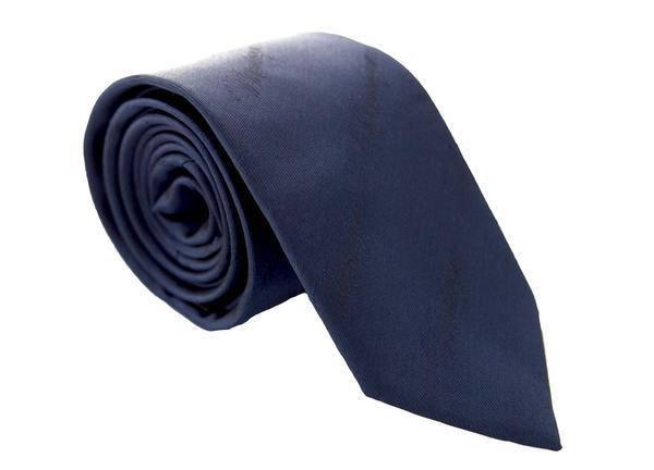 Navy Mandujour Silk Necktie - Mandujour