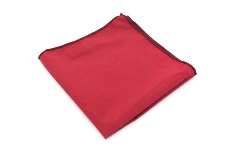 Solid Color Cotton Pocket Square - Mandujour