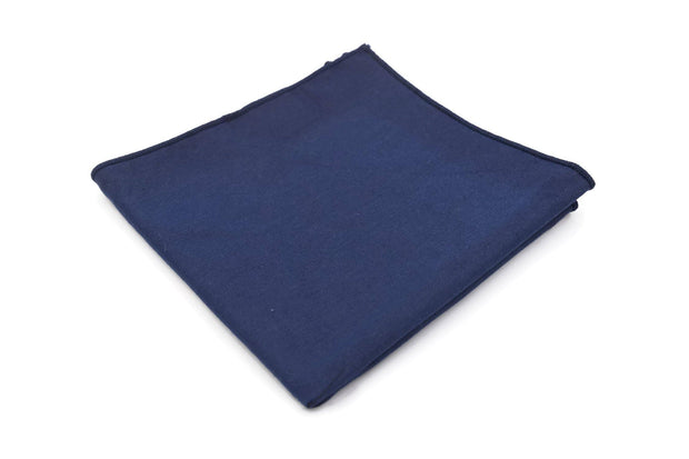 Solid Color Cotton Pocket Square - Mandujour