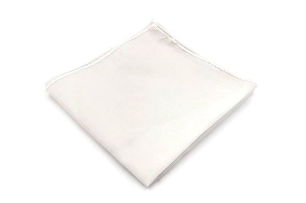 Solid Color Cotton Pocket Square - Mandujour