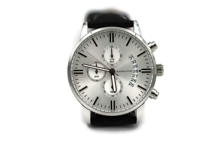 Three-Eye Calendar Chronograph Men's Watch - Mandujour