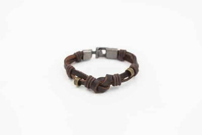 Tom Brown Leather Bracelet - Mandujour
